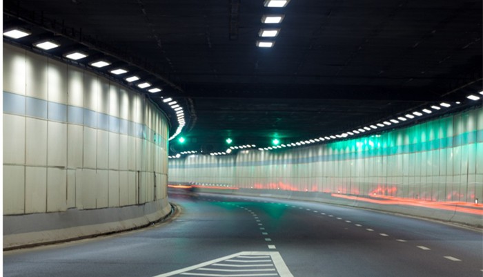 Dongguan Jinsha LED tunnel lighting project